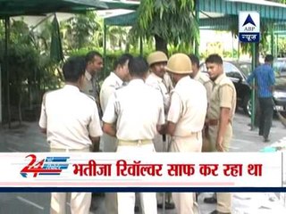Firing at liquor baron Ponty Chadha's house in Moradabad