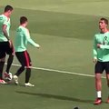 Cristiano Ronaldo Incredible skills in Portugal training session EURO 05.07.2016