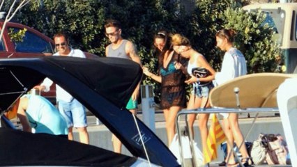 Los futbolistas disfrutan en Ibiza