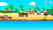 Cars Cartoons COMPILATION 1 HOUR. Monster Truck, Truck and Racing Cars. Videos for kids