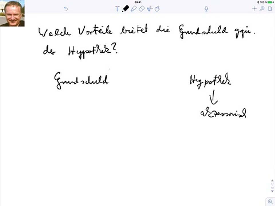 Welche Vorteile bietet die Grundschuld ggü der Hypothek?