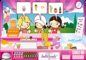 لعبة بائعة الايس كريم