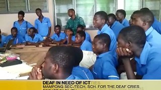 26 09 2013 MAMPONG TECHNICAL SCH  FOR THE DEAF CRIES FOR ICT FACILITY