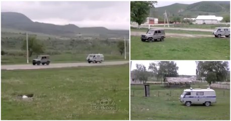 As vantagens de se ter um 4x4 na Rússia quando se foge da polícia...