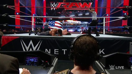 Dolph Ziggler vs. Seth Rollins Raw, July 4, 2016