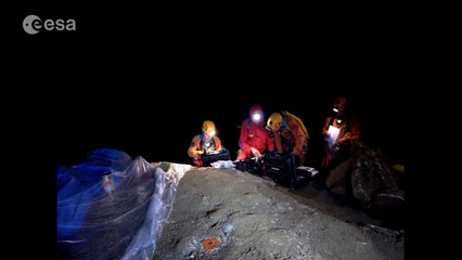 CAVES 2016: Checking science equipment timelapse