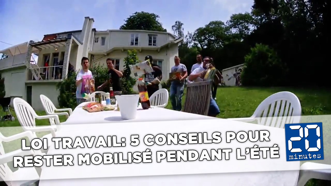 Loi travail: Cinq conseils pour rester mobilisé pendant l'été