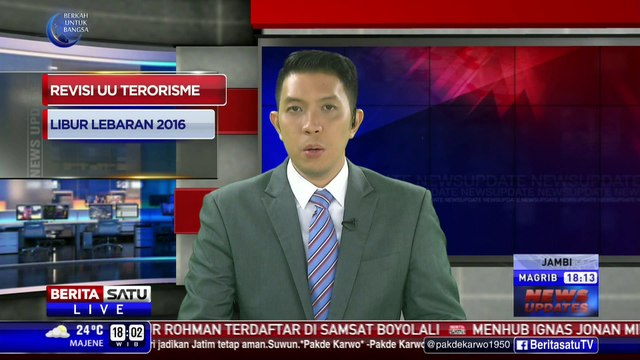 BNPT Desak Pemerintah Mengesahkan RUU Terorisme