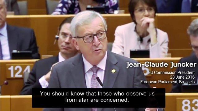 Leaders of other Planets are worried - Confused EU President talks about Extraterrestrials