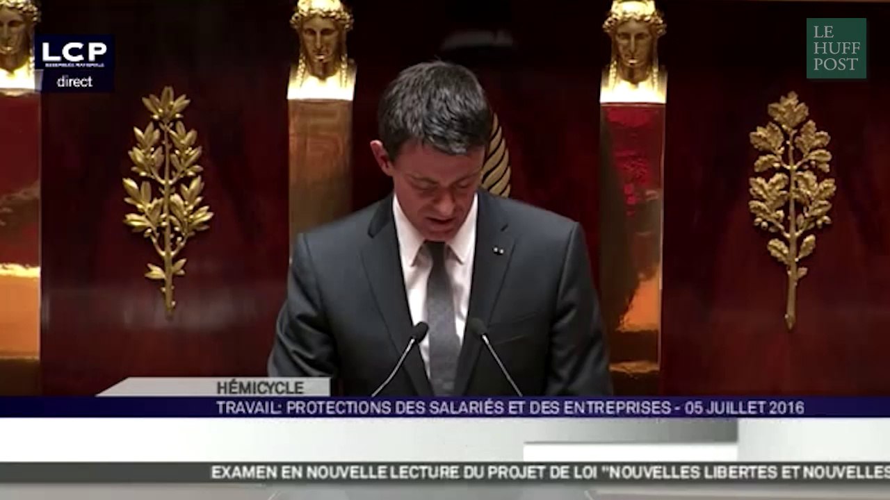 Manuel Valls annonce le recours au 49.3 concernant la loi Travail