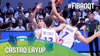 Castro with the runner and lovely finish!