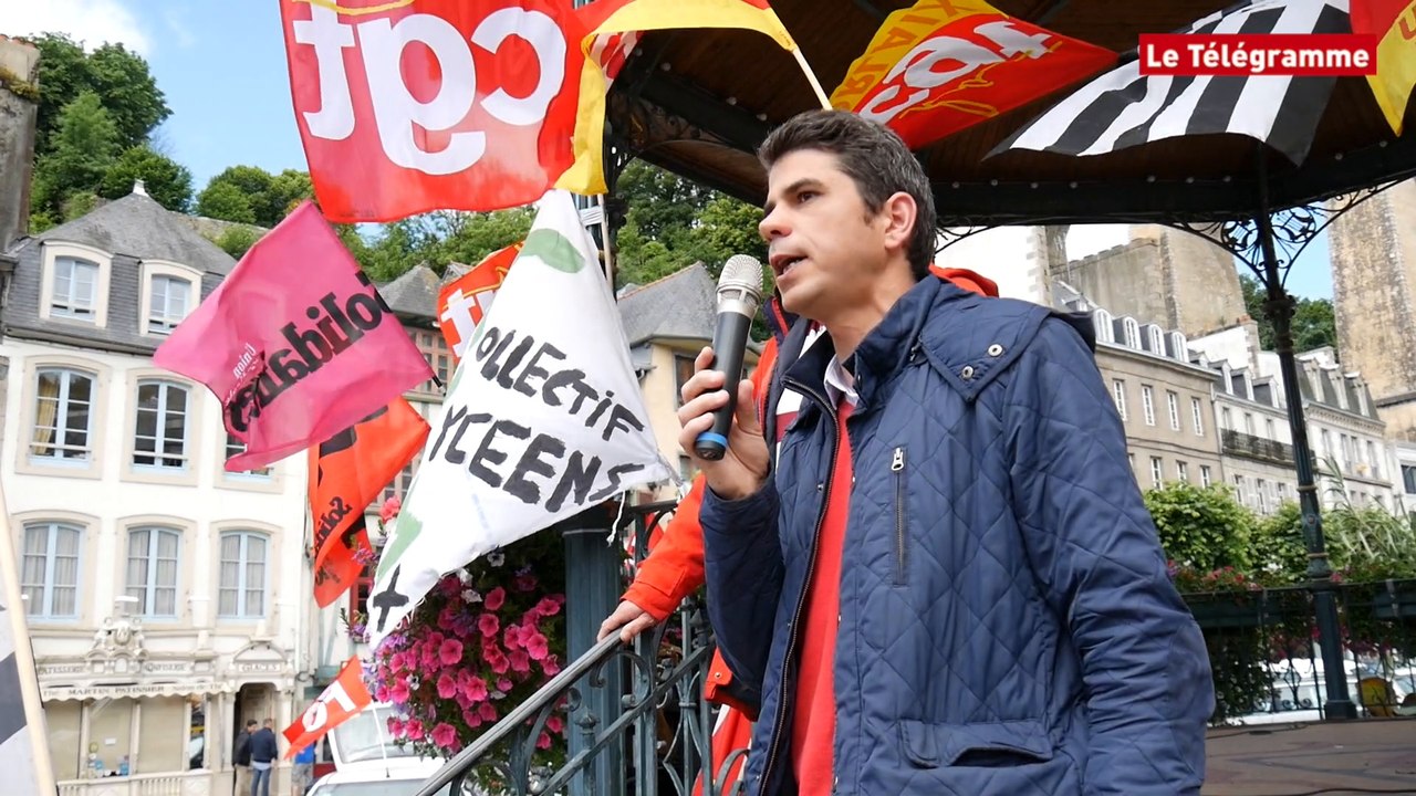 Morlaix. Une centaine de manifestants contre la loi Travail