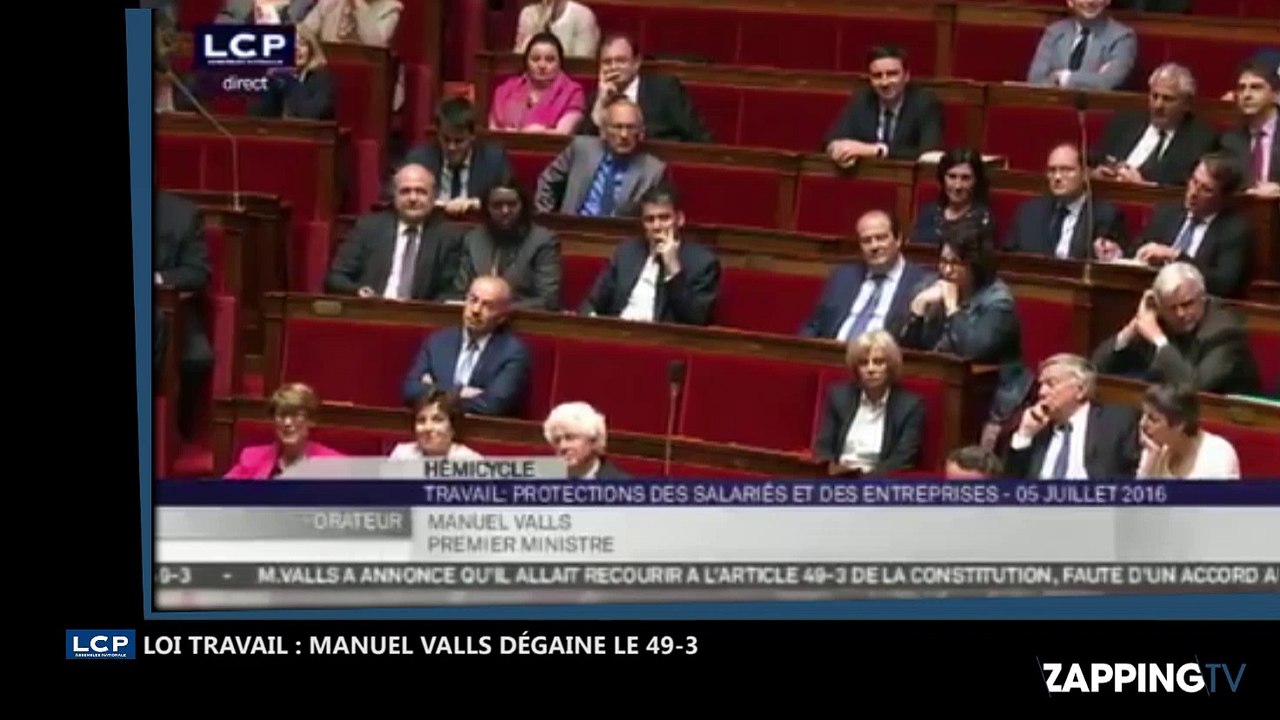 Loi Travail : Manuel Valls annonce le recourt au 49-3, des députés quittent l’Assemblée nationale (Vidéo)