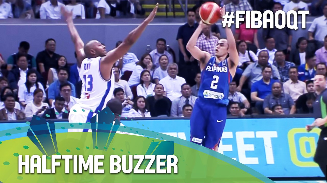 Romeo hits jumper right at the death of the first half!