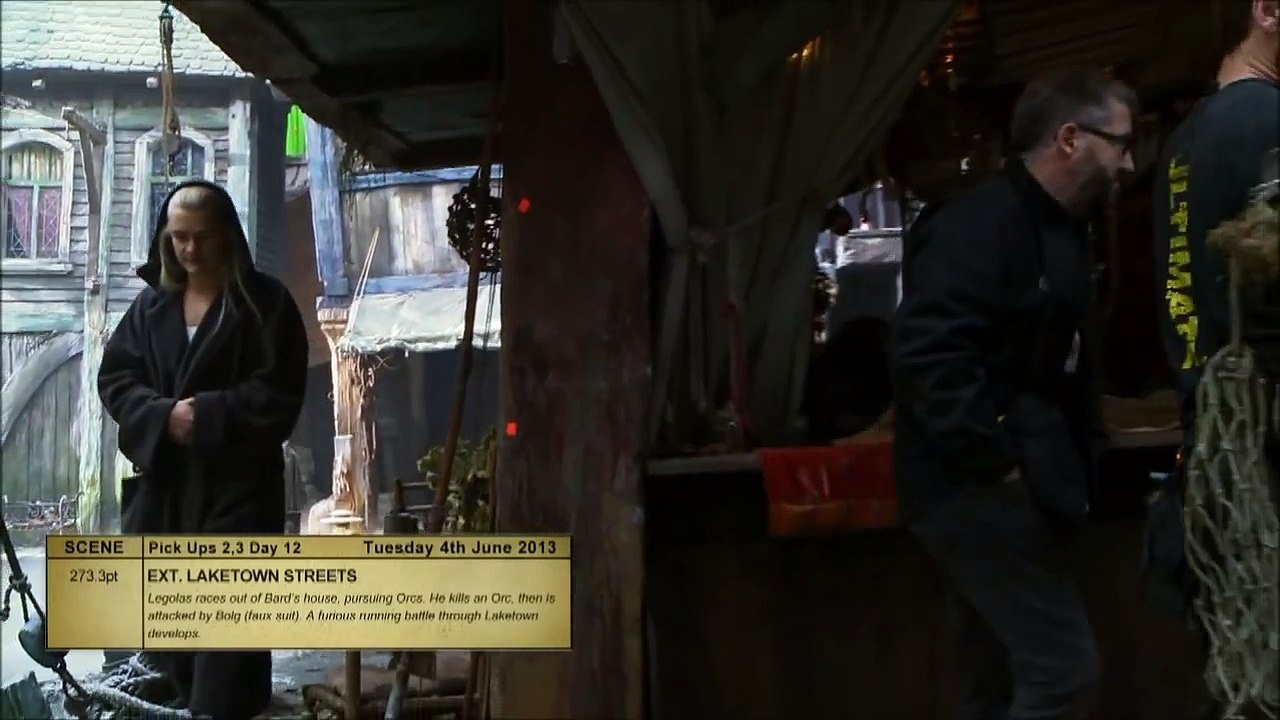 Legolas Behind The Scenes - Legolas Stunts (Legolas In Lake-Town Part 1)