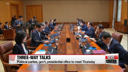 Political parties, gov't, presidential office to meet Thursday