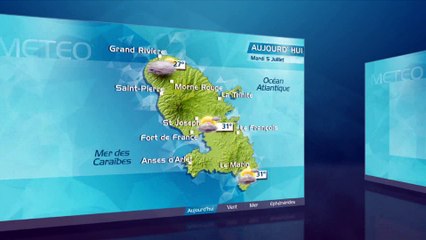 METEO MATIN MARTINIQUE 05 07 16