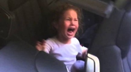 Uncle Scares Niece Into Thinking The Car Is Eating Her