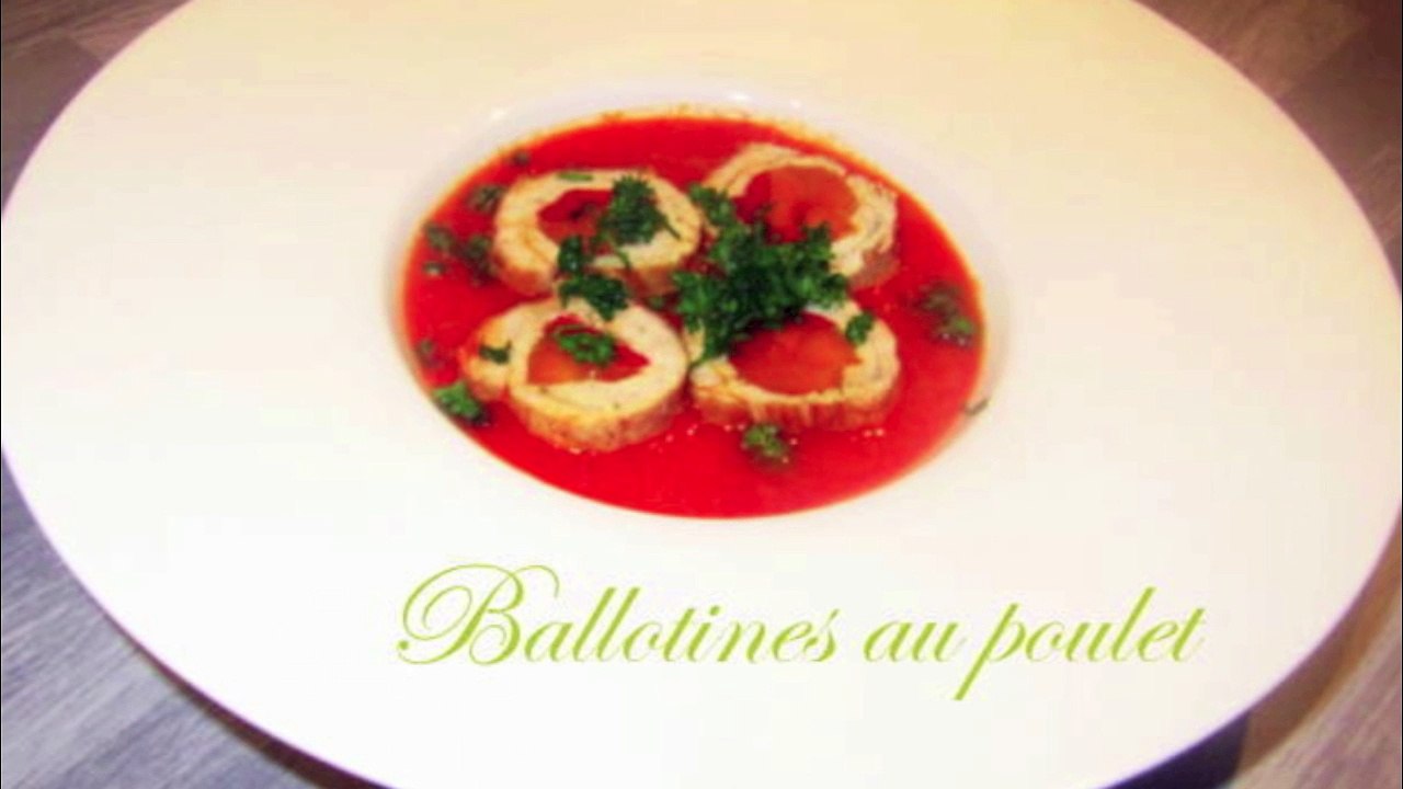 Ballotines au poulet