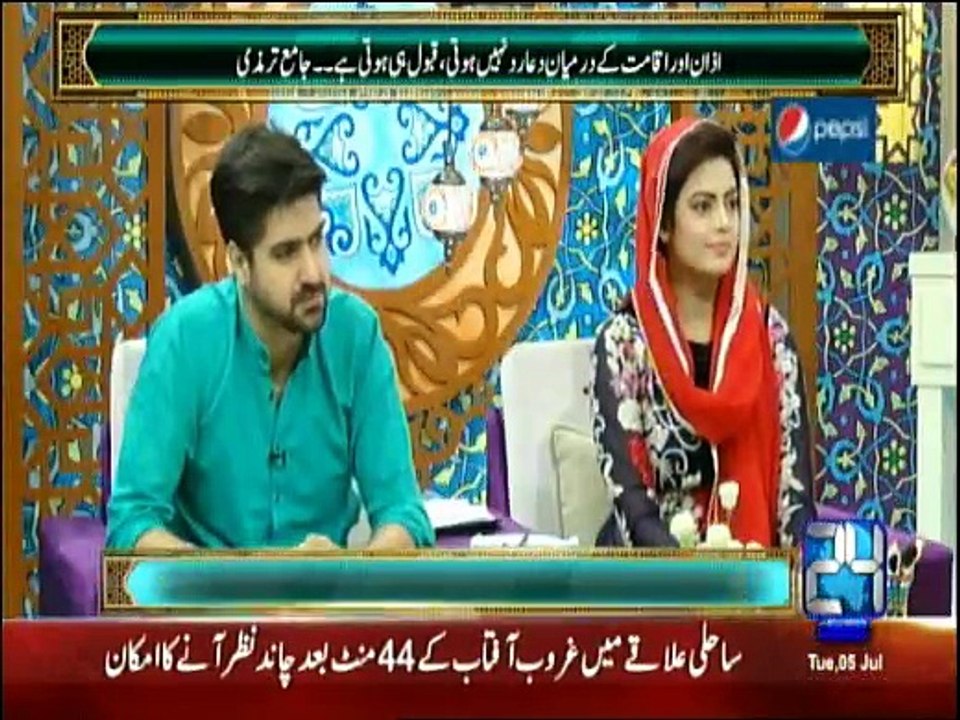 Noor-e-Ramzan on 24 Channel - 5th July 201