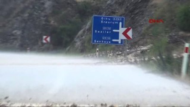 Erzurum'un Oltu ve Şenkaya İlçelerinde Sel Hasarı