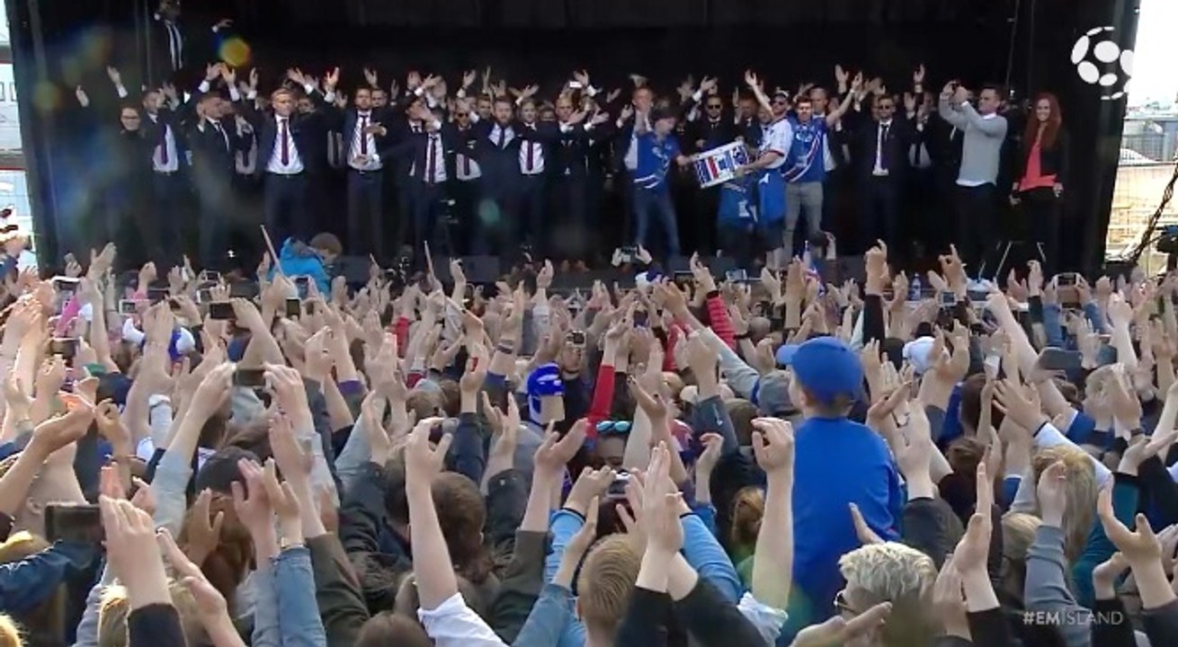 De retour au pays, les joueurs islandais accueillis comme des héros