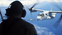 Bell Boeing V-22 Osprey Aerial Refueling By KC-130