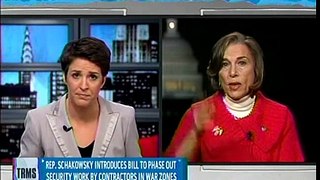 Maddow-Shakowsky introduces bill to phase out Blackwater 02-24-2010