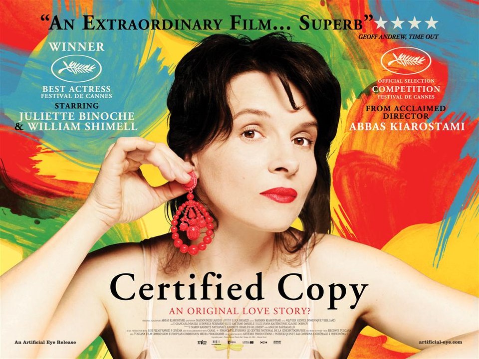 Certified Copy by Abbas Kiarostami -Trailer