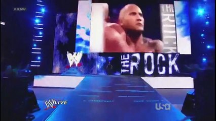 The Rock HUGE POP IN MIAMI AFTER WRESTLEMANIA 28 | RAW 4/2/2012