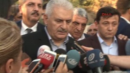 İzmir Başbakan Yıldırım, Düşen Helikoptere İlişkin Açıklama Yaptı 1