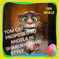 Talking Tom very funny Hindi proposed Angela in shah rukh khan style
