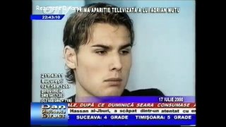 Adrian Mutu la TV (17 iulie 2000)