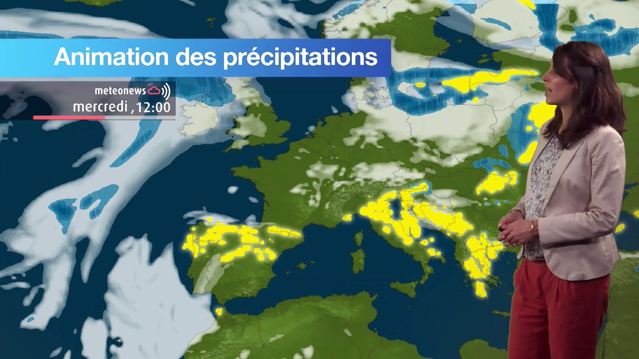Prévisions météo pour la journée du mercredi 6 juillet