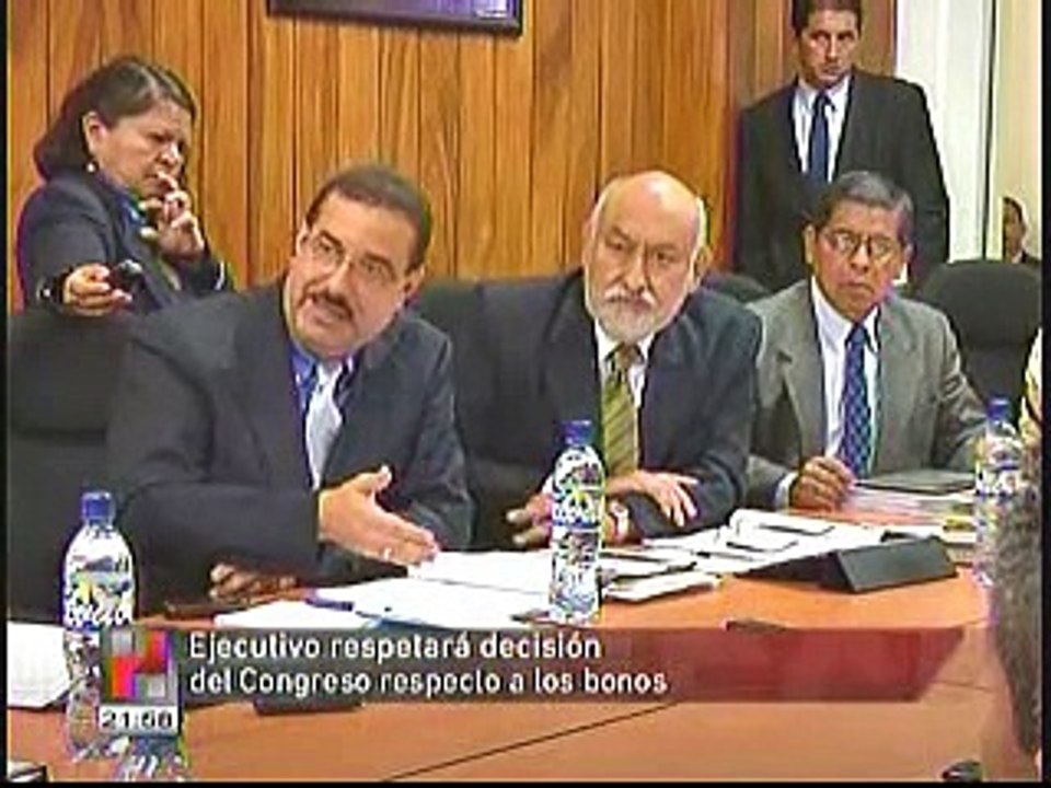 17 7 13 TVA, Ejecutivo respaldara decisión del Congreso respecto a los Bonos