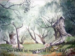 Der HERR ist mein Hirte (Psalm 23) - Lied von Psalter & Harfe