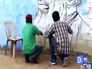 Abdul Sattar Edhi Portrait in Karachi