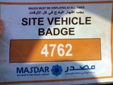 Masdar City - Siemens Car shade Foundations- Site visit 19 Sep 2013 - Abu Dhabi - UAE