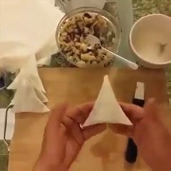 how to make somasa at home - simple way to make samosa in less then one minute 