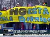Chile: grandes movilizaciones contra reforma educativa de Bachelet