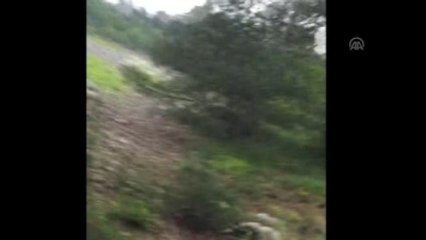 Askeri Helikopterin Düşmesi - Olay Yerinde Yaralıları Kurtarma Çalışmaları