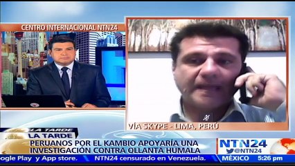 "Es difícil que el partido de PPK tenga la intención real de investigar al Gobierno de Ollanta Humala": Analista polític