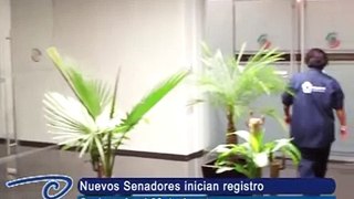 Nuestravision Noticias - Nuevos senadores inician registro. Sesionarán el 29 de agosto