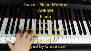 26. G Major Arpeggio Right Hand Played by Grace Lam