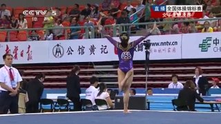 Luo Huan 14 CHN Nationals Championships aa fx （5 3 8 25 13 55）