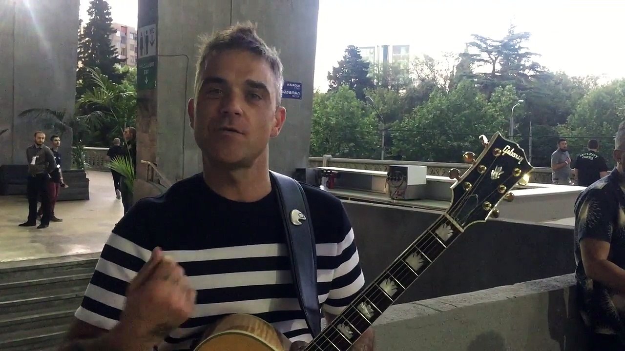 Backstage en Tbilisi