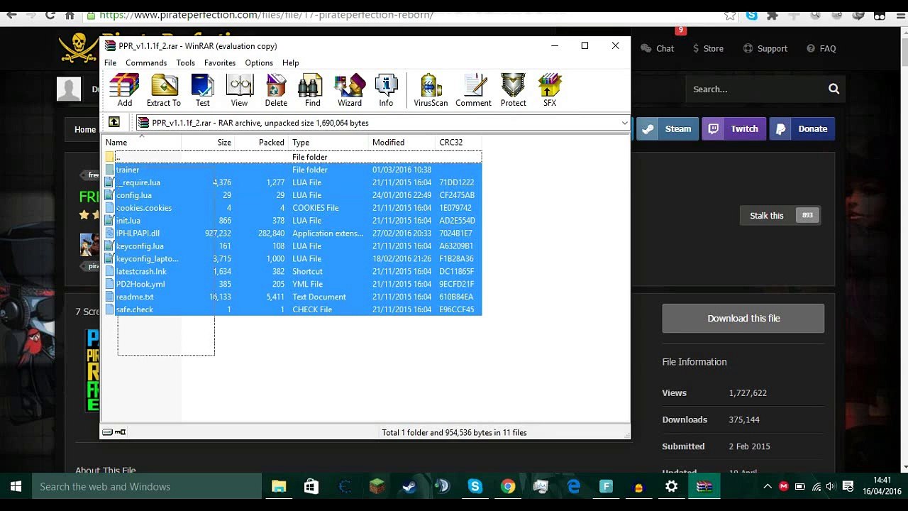 PayDay 2 How to install a Mod Menu | PiratePerfection Reborn [UPDATED LINK]