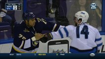 Anthony Peluso vs Ryan Reaves fight Winnipeg Jets vs St. Louis Blues Mar 10 2015 NHL