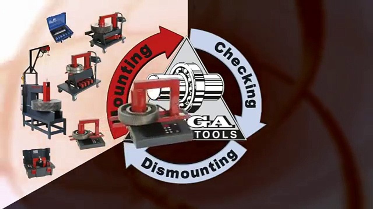 BETEX induction heater  24 RSD TURBO: Mounting bearings