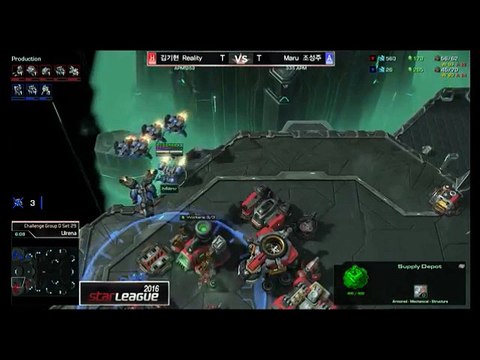 StarCraft 2 Maru vs Reality Maru losing to 2nd tier Terran